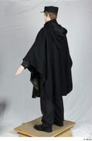  Photos Czechoslovakia Post man in uniform 1 20th century Historical Clothing a poses black cloak whole body 0004.jpg